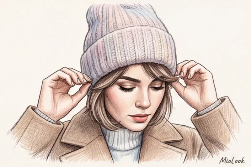 Головные уборы для коротких стрижек: что носить зимой и осенью - 5