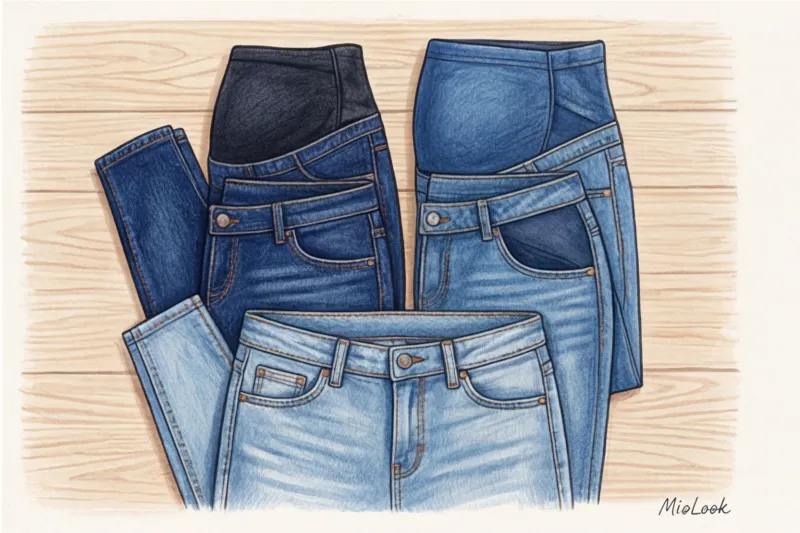 Как выбрать идеальные джинсы для беременных: гид по посадкам - 9
