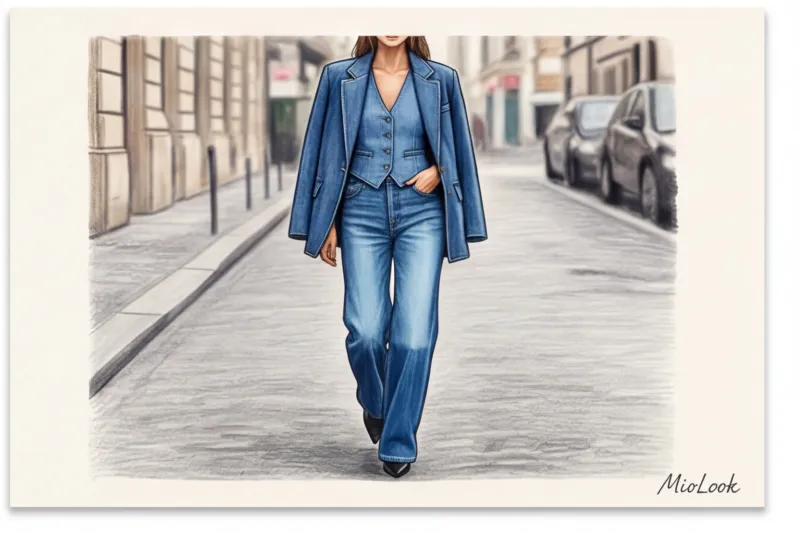 Тотал Деним: как составить актуальный джинсовый монохром - 9