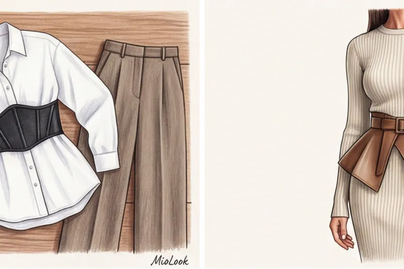 Корсеты, баски и акцентные ремни: как добавить драмы дневному луку - 2