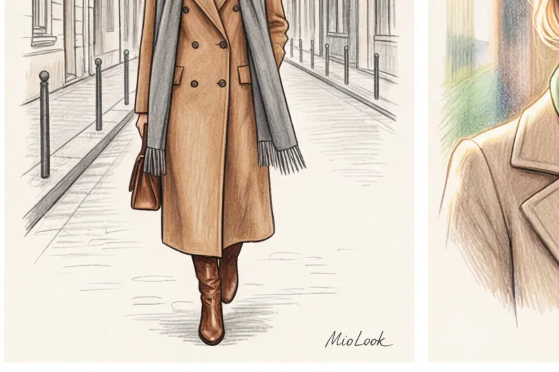 Как красиво завязать шарф на пальто: 10 стильных способов для разного кроя - 7