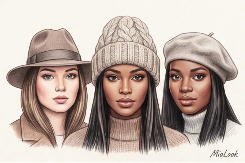Как подобрать шапку по форме лица: идеальные модели для круглого, овального и квадратного лица - 2