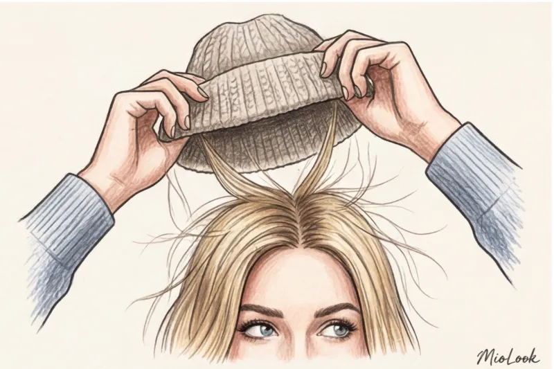 Как носить шапку и не испортить прическу: секреты сохранения объема - 7