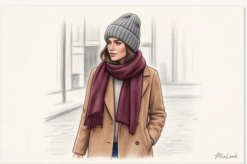 Капсула зимних аксессуаров: сколько шапок и шарфов нужно для базы - 3