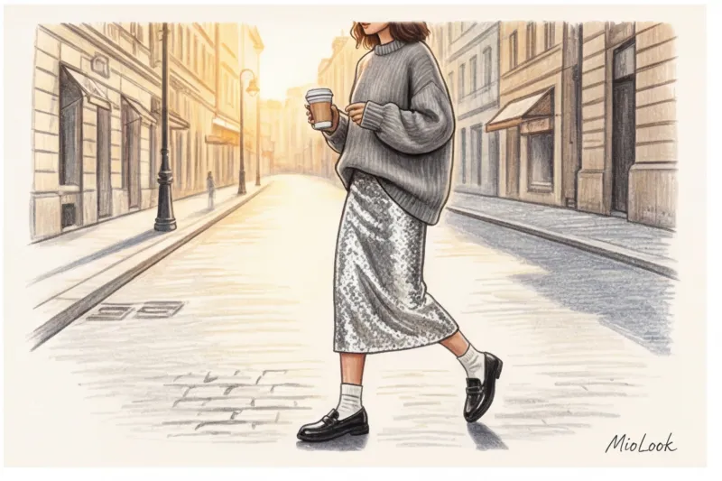 Пайетки и металлик каждый день: как носить блестящие вещи днем - 9