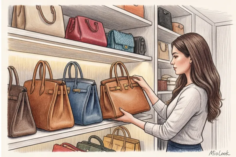 Как хранить сумки и аксессуары в гардеробной комнате - 6