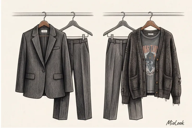 Как собрать гранж-капсулу с помощью ИИ: виртуальная примерка бунтарских образов - 3