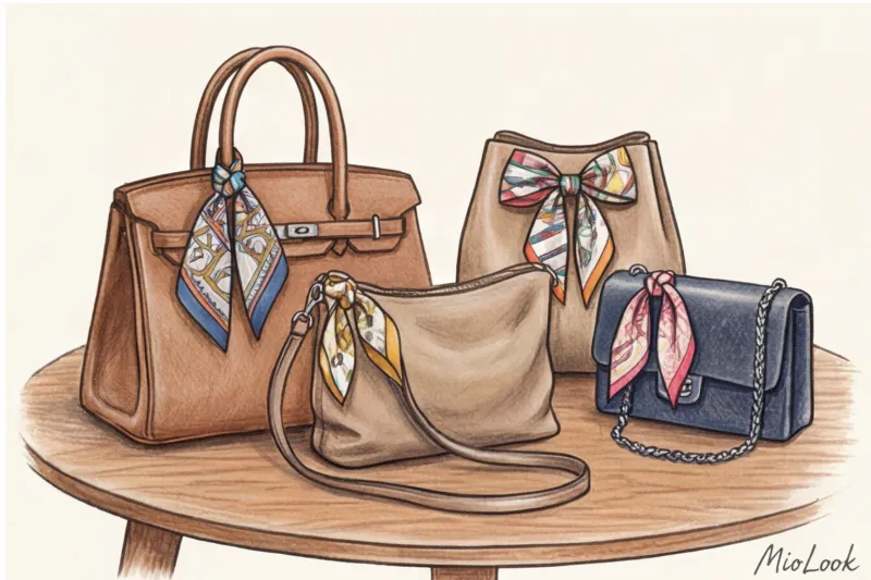 Как украсить сумку платком: пошаговая инструкция - 9