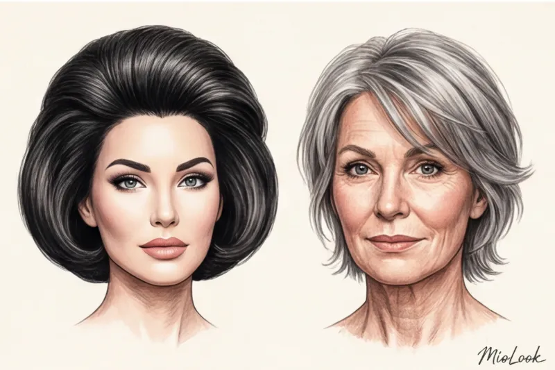 Антивозрастные стрижки: как найти прическу, которая молодит, через ИИ - 8