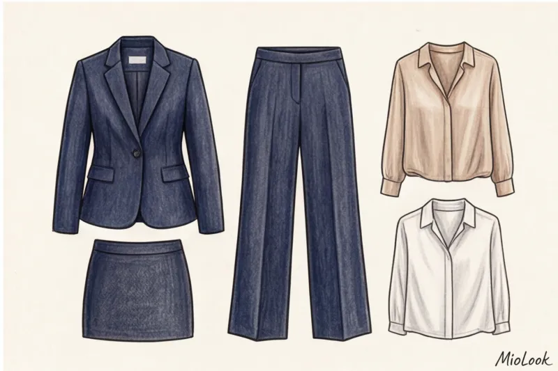 Мини-капсула в командировку: как уместить деловой гардероб в один чемодан - 9