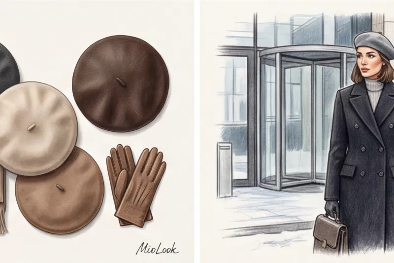 Как носить женский берет: создаем стильные образы без налета ретро - 5