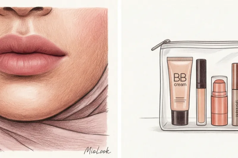 Повседневный нюдовый макияж для скромного образа - 5