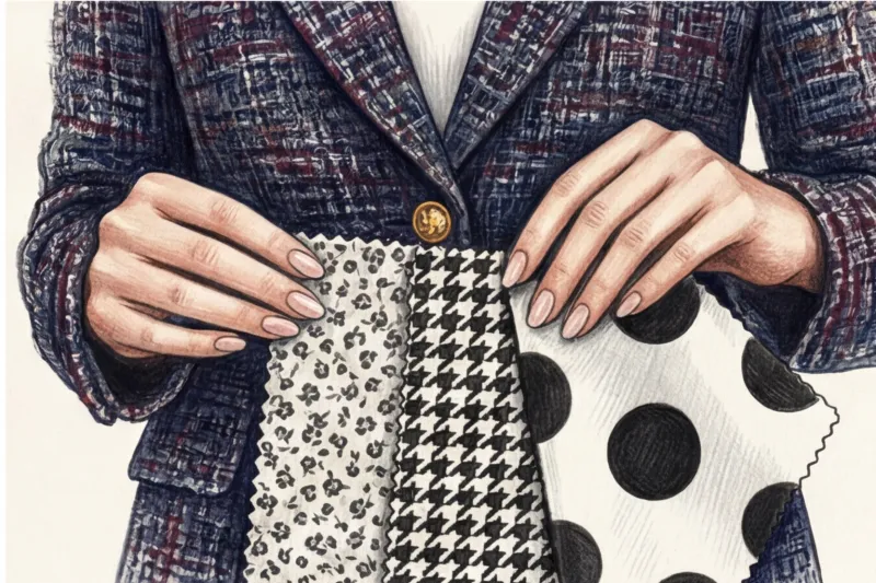 Визуальная коррекция фигуры с помощью принтов и фактур - 9