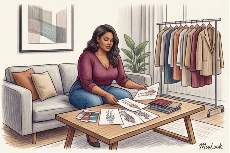 Catwalk trends for plus-size women: fashion adaptation