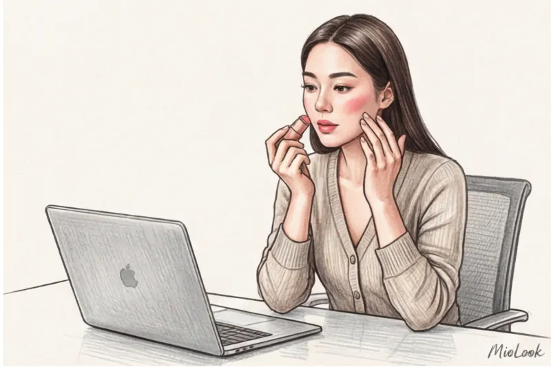 Макияж для видеозвонков: как освежить лицо за 5 минут до созвона - 3