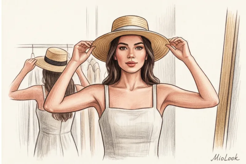 Летние шляпы и панамы: выбор идеального головного убора по типу лица - 6