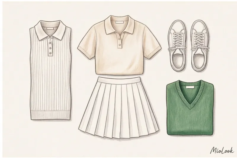 Стиль Tennis core: как носить теннисные юбки и поло в городе - 9