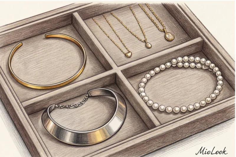 Как подобрать колье и цепочку под вырез платья: подробный гид - 7