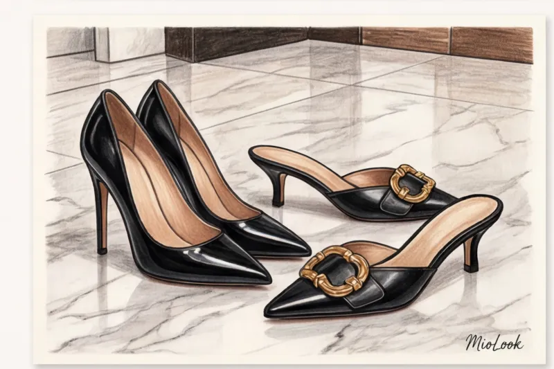 Обувь в стиле Mob Wife: от высоких кожаных сапог до туфель на шпильке - 4