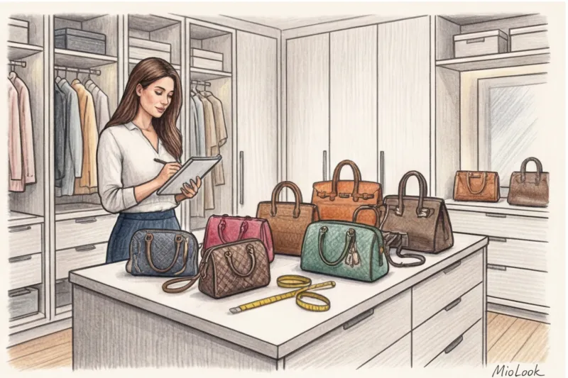 Как хранить сумки и аксессуары в гардеробной комнате - 7