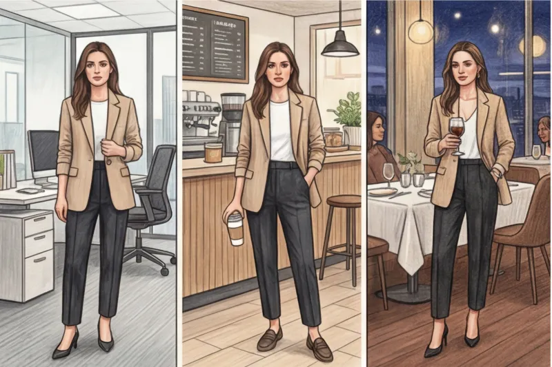 Челлендж 10x10: как составить стильные образы из 10 вещей на 10 дней - 4