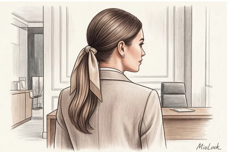 Платок в волосах: стильные идеи и способы вплетения в прическу - 7