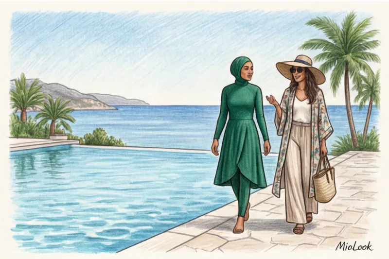 Как выбрать идеальный буркини: ткани, фасоны и комфорт - 8