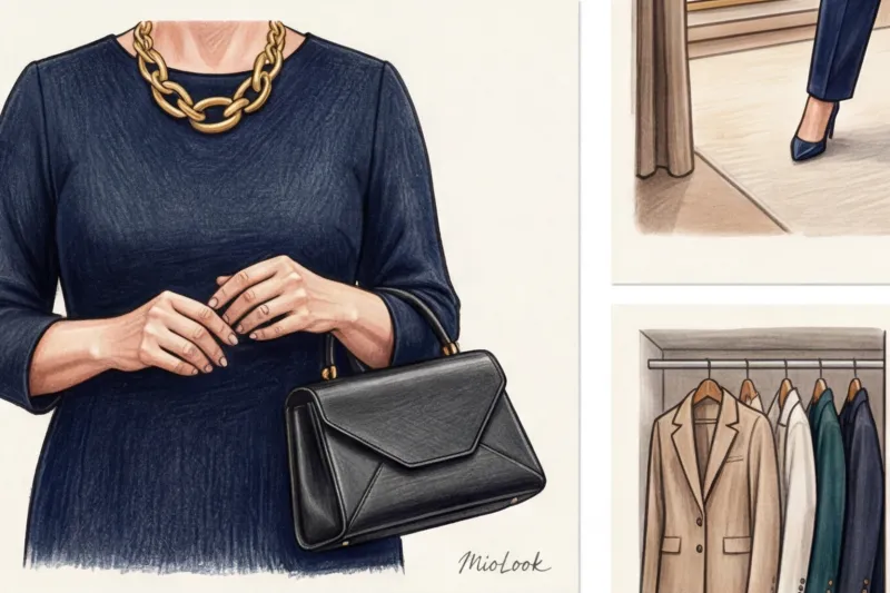 Базовый гардероб для полной женщины 50 лет: правила стройнящего силуэта - 5