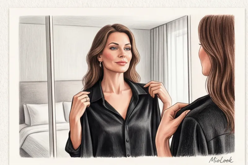 Старит ли черный цвет: как правильно носить темные вещи после 40 лет - 1