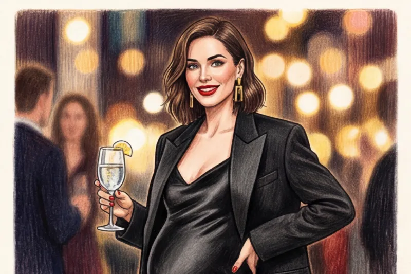 Нарядная одежда для беременных: образы для праздников и корпоративов - 2