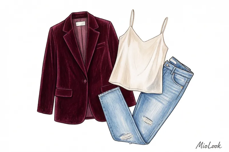 Бархат и вельвет: как вписать тяжелые фактуры в повседневный стиль - 8