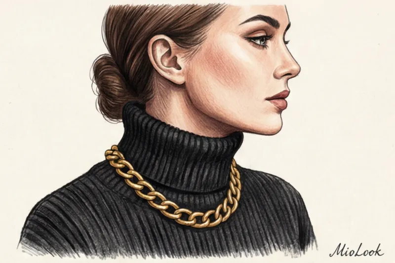 Как подобрать колье и цепочку под вырез платья: подробный гид - 5