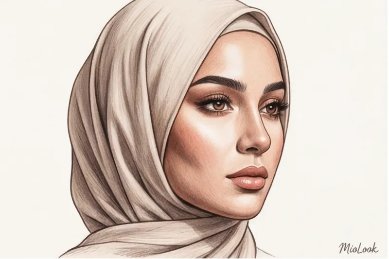 Face contouring in a hijab: features and common mistakes
