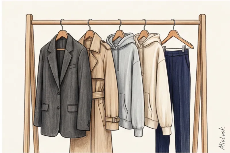 Худи с пиджаком или пальто: секреты идеального многослойного образа - 6