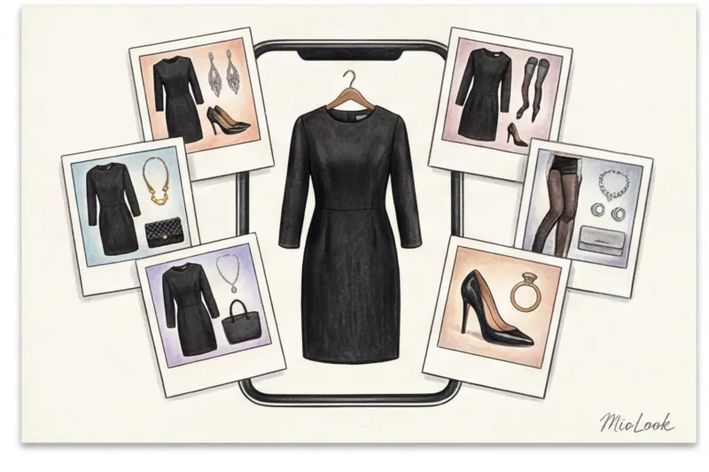 Маленькое черное платье: из дневного в вечернее за 5 минут - 7