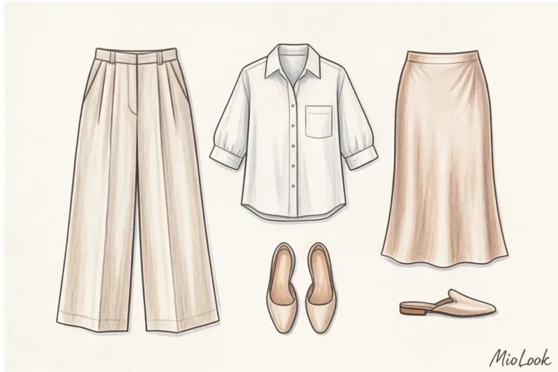 Скромная одежда на лето: как подобрать закрытые образы для жары с помощью ИИ - 9