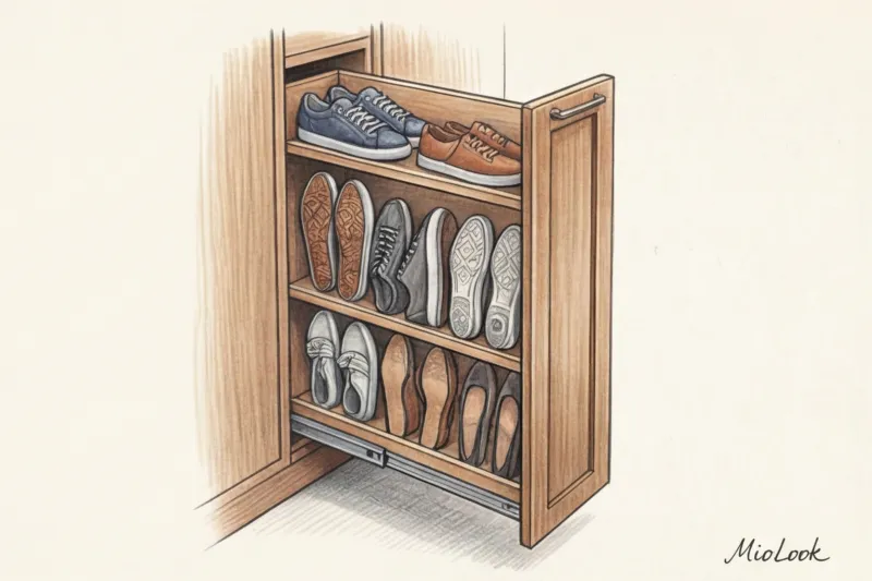 Организация хранения обуви в гардеробной: идеи и лайфхаки - 5