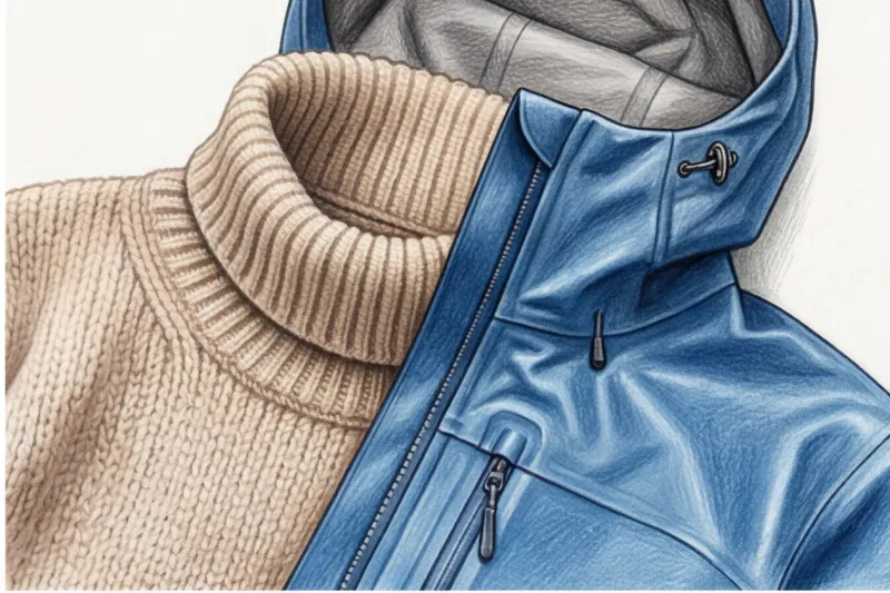 Зимний горпкор: как стильно носить мембрану и технологичные пуховики в морозы - 3