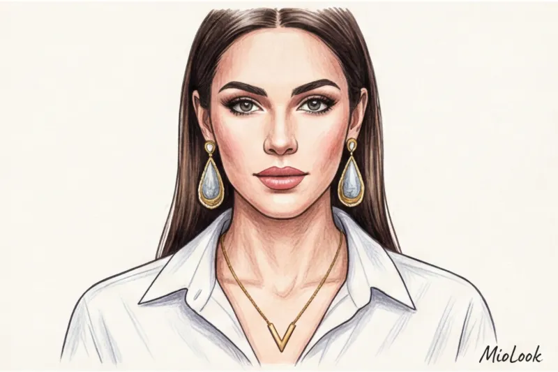 Лицо сердечком (перевернутый треугольник): секреты выбора очков и аксессуаров - 5