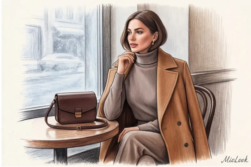 Осенне-зимний монохром: как стильно выглядеть в многослойных однотонных образах - 3