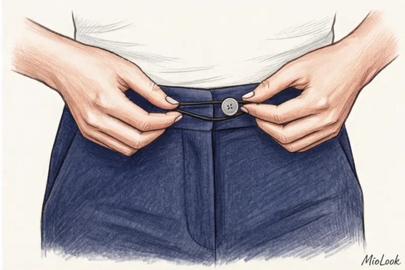 Как стилизовать добеременные юбки с растущим животом - 6