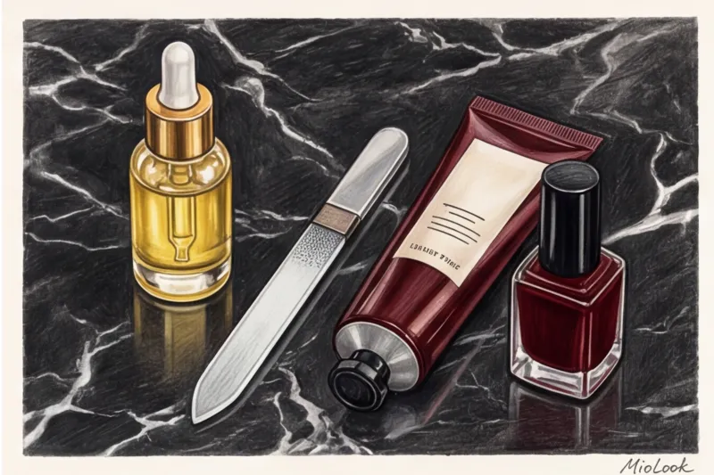 Маникюр в стиле Mob Wife: френч, красные оттенки и экстремальная длина - 6