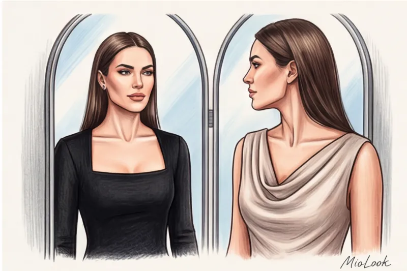 Как выбрать форму декольте и вырез одежды по типу лица - 9