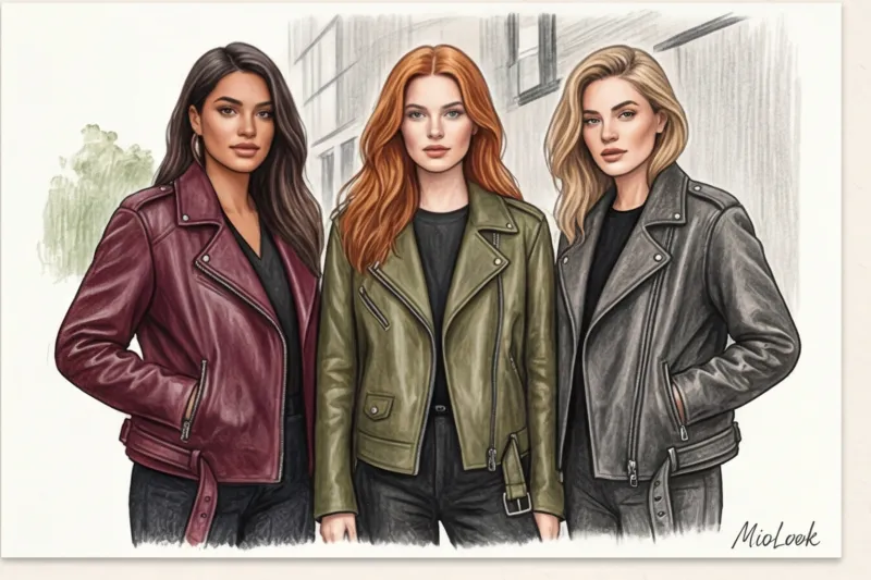 Кожаная куртка-косуха: как создавать нескучные многослойные аутфиты - 9