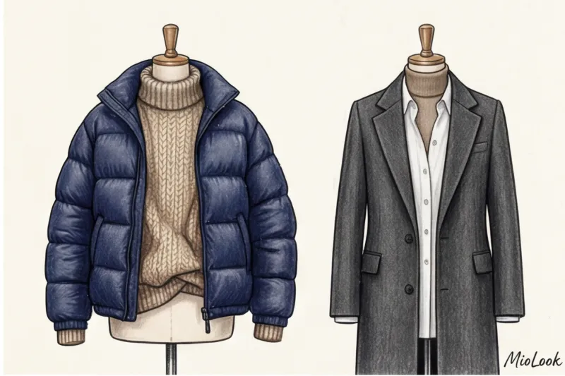 Зимняя многослойность: как одеваться тепло, стильно и не выглядеть громоздко - 3