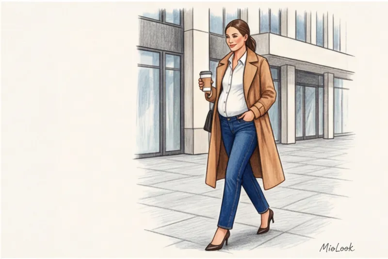 Как выбрать идеальные джинсы для беременных: гид по посадкам - 6