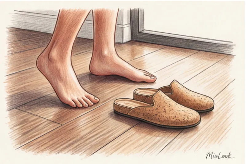 Стильная домашняя обувь: от ортопедических тапочек до меховых мюли - 7