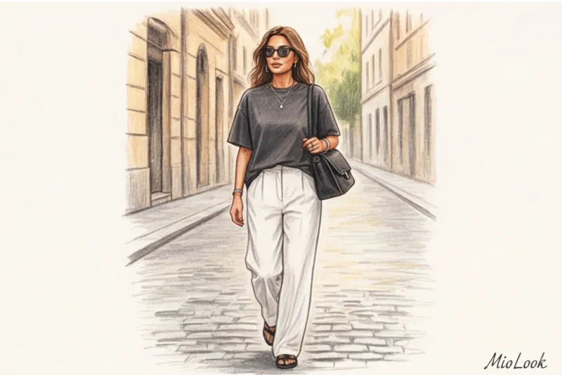 Летний рок-стиль: винтажные футболки, деним и легкая небрежность - 8