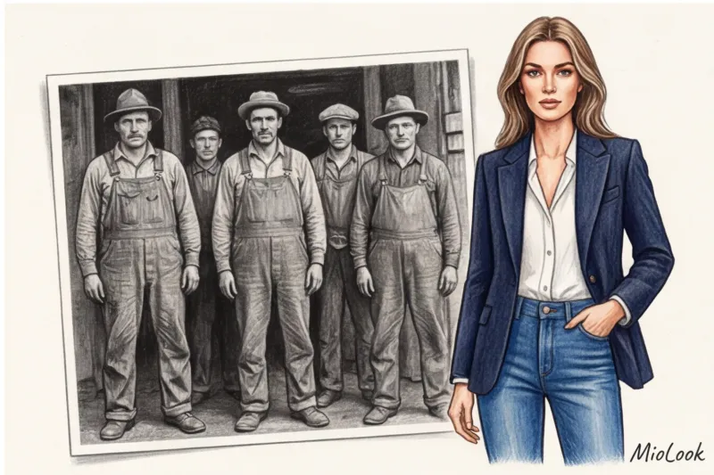 История синих джинсов: как рабочая униформа покорила мировые подиумы - 9