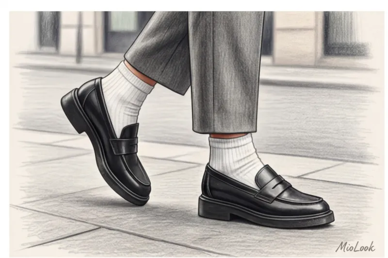 Как носить носки с лоферами: стильные правила и ошибки